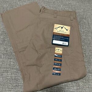 Blue Mountain Canvas Utility Pant Relaxed Fit Men’s 40 X 32 New W/Tags U7 OTTR